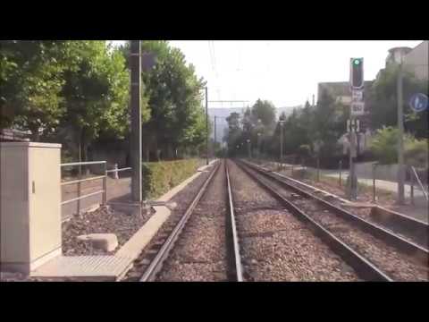 Tramlinie 10 von Rodersdorf Station nach Dornach Bhf.