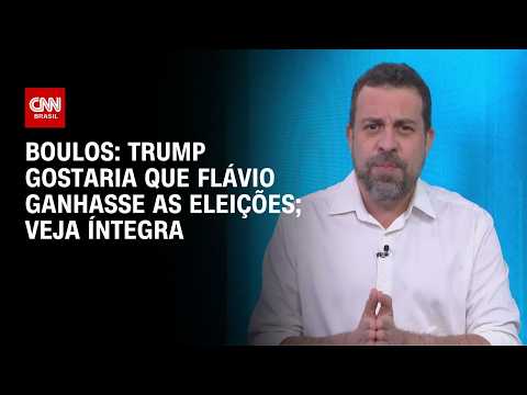 Trump gostaria que Flávio Bolsonaro ganhasse as eleições, diz Boulos | BASTIDORES CNN