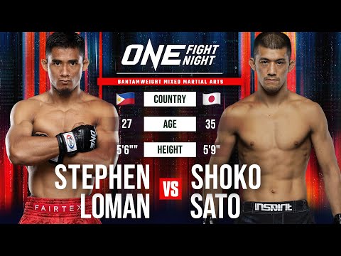 Stephen Loman vs Shoko Sato full fight