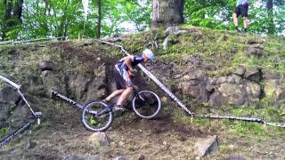 preview picture of video 'Loic Maisse section 1 UCI world cup walbrzych 2013 1/4 final'