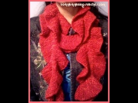 How To Knit Potato Chip Scarf - Knitting For Beginners
