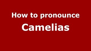 How to pronounce Camelias