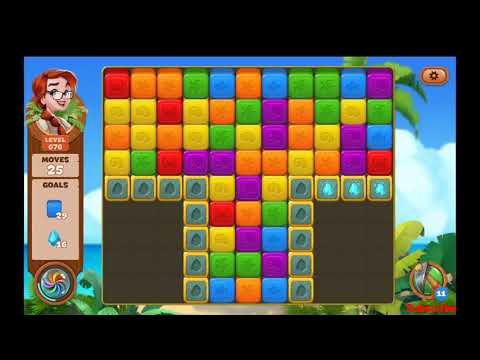 Lost Island Blast Adventure Level 676 NO BOOSTERS - A S GAMING