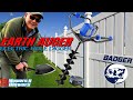 Wild Badger 40V Electric Cordless Lithium Battery Earth Auger Hole Digger Review