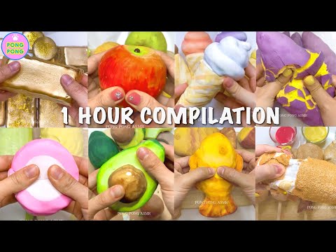 1 Hour of The Most Satisfying Plaster Clay Cracking ASMR Videos