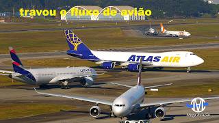 ACONTECEU DE TUDO NO AEROPORTO DE GUARULHOS ARREMETIDA,AVIÃO INDO ATÉ O FINAL DA PISTA,DIA INCRÍVEL