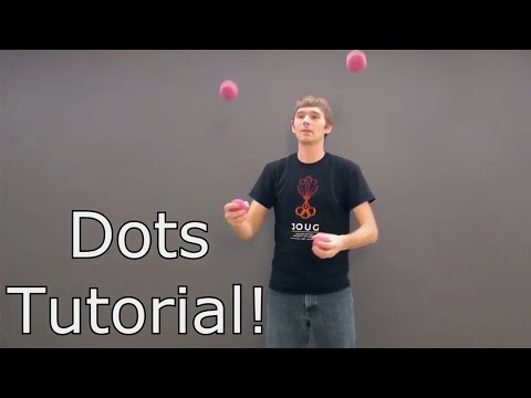 IJA Ball Juggling Tutorial - Dots Patterns - Mike Moore - Patreon Sponsored