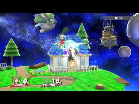 [SSB4Wii U] Palutena's Chain Grab with UAir