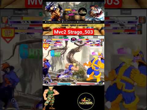 Mvc2: Strago_503 - Guile Flashy corner combo with Gambit alpha assist