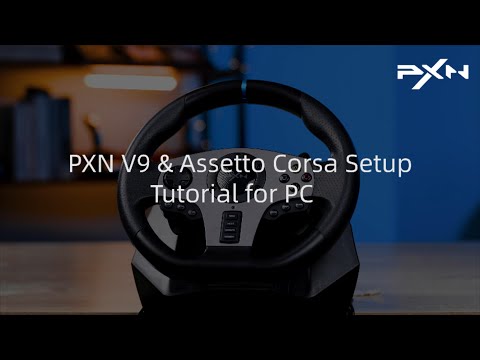 PXN V9 Racing Wheel & PC Assetto Corsa Setup Tutorial. #pxn #tutorial #pxnv9 #assettocorsa