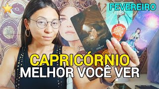 CAPRICORN ♑️ FEBRUARY/2026 😱 THERE'S NO WAY OUT! Nothing Will Be Swept Under the Rug.