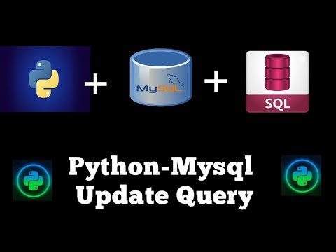 8 Python Mysql Update Query