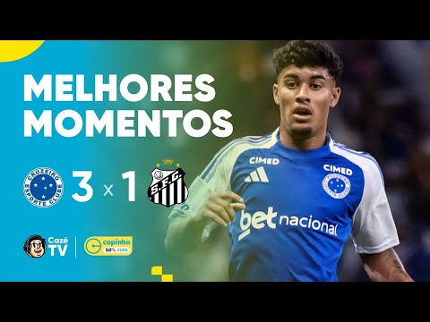HIGHLIGHTS: CRUZEIRO 3 X 1 SANTOS | COPINHA 2026 | ROUND OF 16