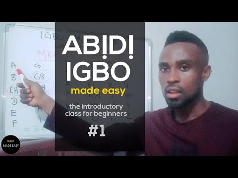 Igbo Alphabet Made EASY for beginners