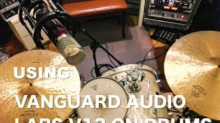 Using Vanguard Audio Labs V13 on Drums