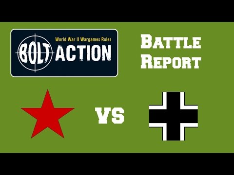 Bolt Action Battlereport 4 - Zusammenfassung - 600p Germans vs Soviet Union - [german/deutsch]