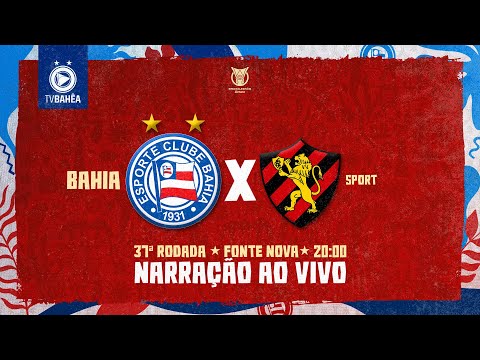 BAHIA 2 x 0 SPORT - NARRAÇÃO AO VIVO - BRASILEIRÃO (03/12/25)