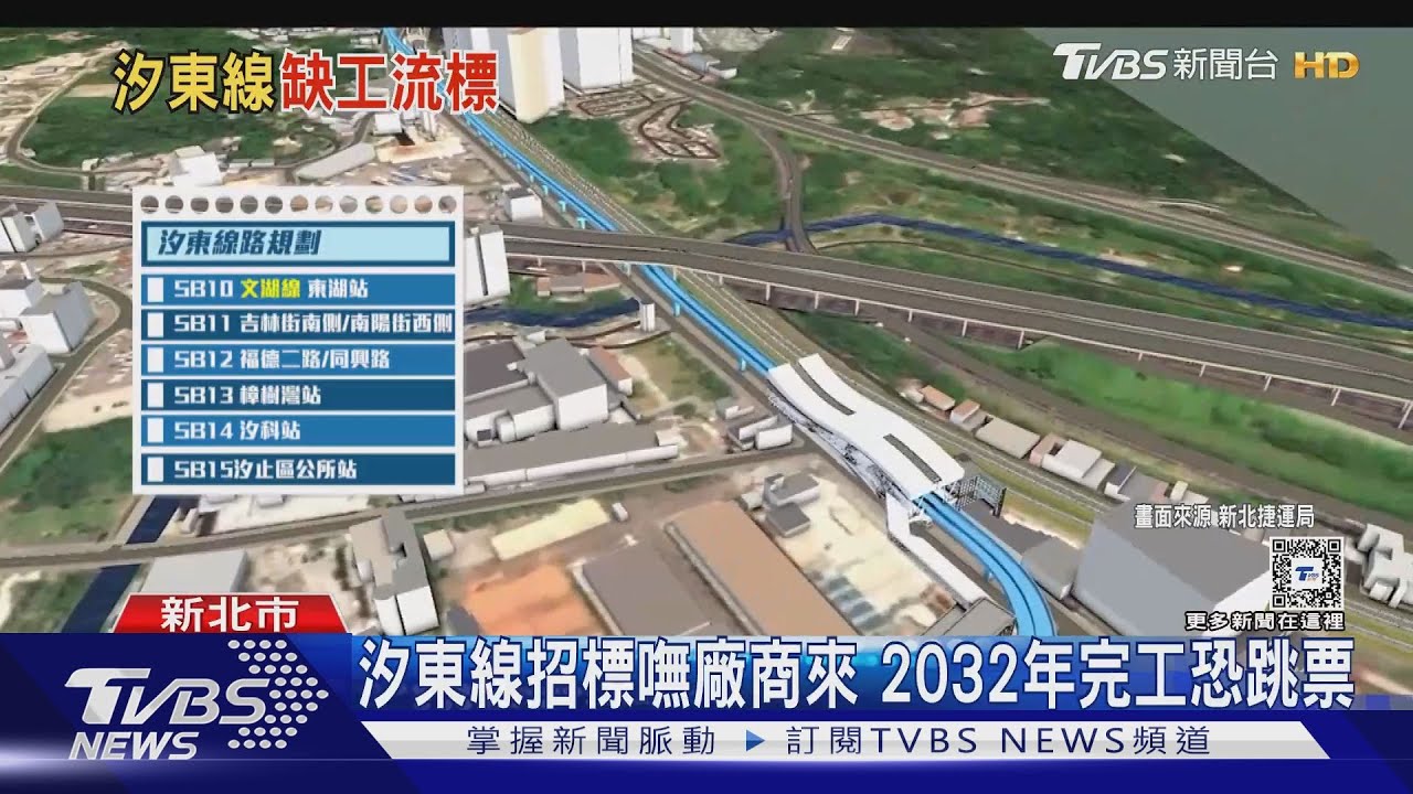 碰缺工、預算不足汐東線招標嘸廠商來　2032年完工恐跳票