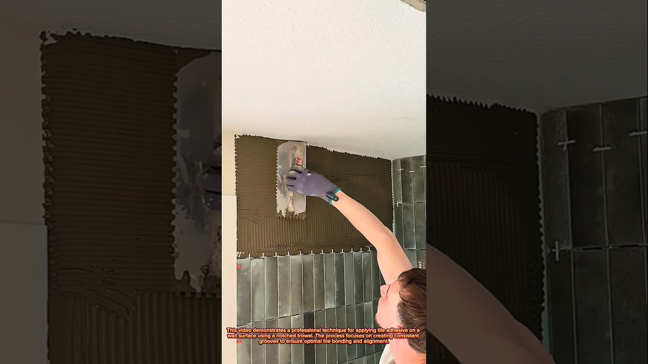 Perfect Tile Adhesive Application for Stronger Wall Tiles