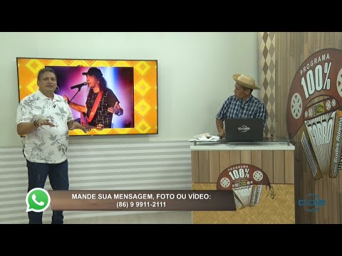 Programa 100% Forró homenageia o recém-falecido artista baiano Zelito Miranda e relembra entrevista