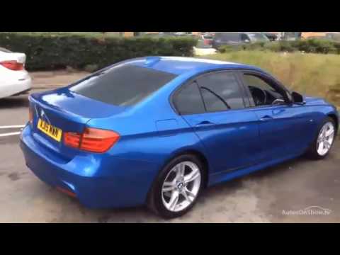 BMW 3 SERIES 318D M SPORT BLUE 2015