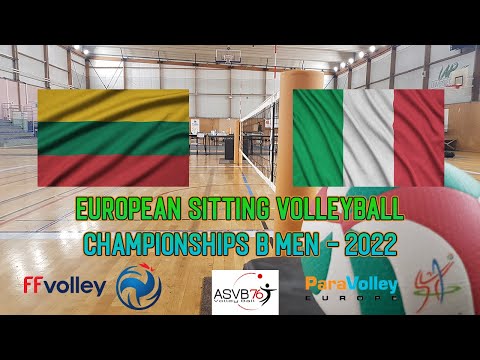 2022 European Siting Volleyball Championship B - Men - LTU vs ITA - 5--6 -