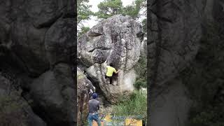 Video thumbnail: Tristesse, 7c. Fontainebleau