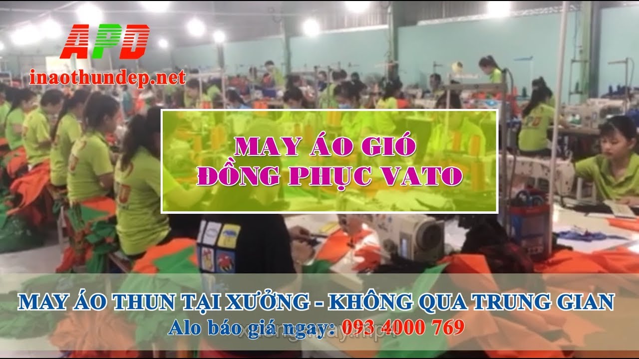 Xưởng in áo thun APD đưa vào hoạt động năm 2019