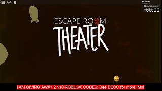 Escape room roblox first code where to find it