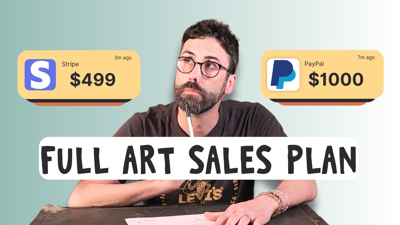 Take Your Real Life Art Sales Online With This (FULL PLAN)