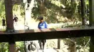 Me & Ryan Crossing river in a cage