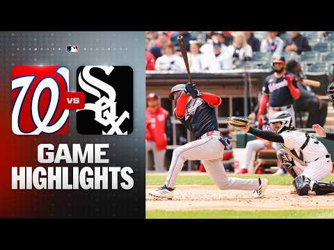 시카고화이트삭스 VS 워싱턴 1:2 MLB 스포츠하이라이트