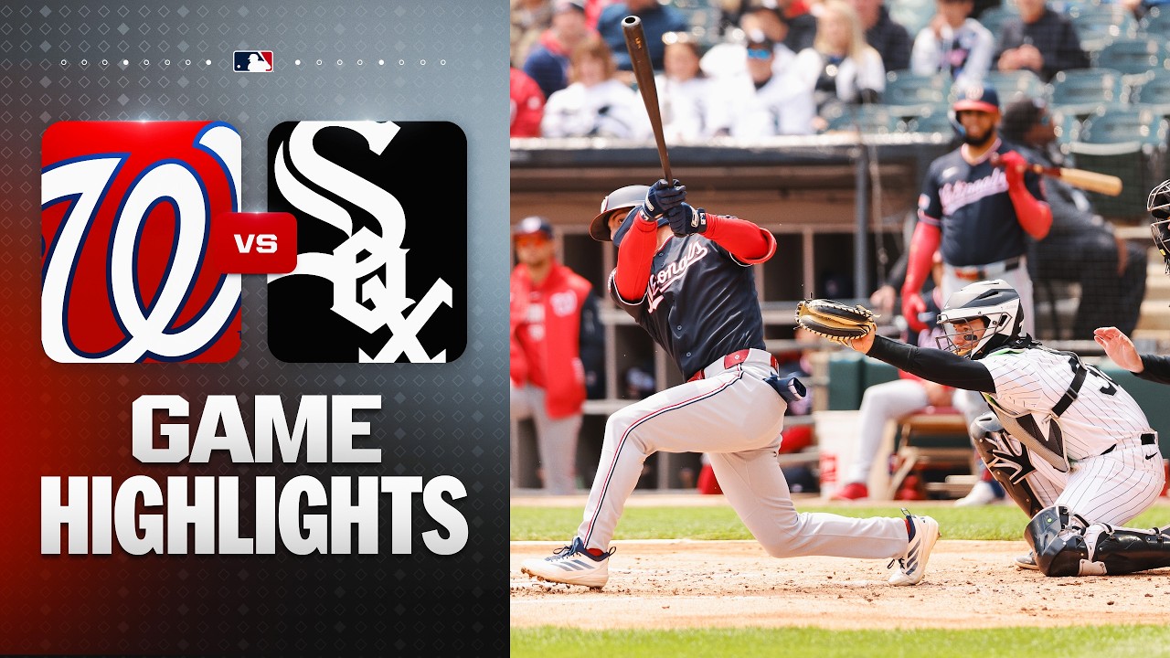 4월 27일 시카고화이트삭스 VS 워싱턴 야구하이라이트