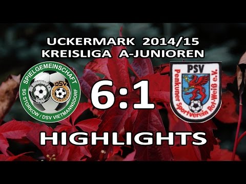 STORKOW/VIETMANNSDORF - PENKUNER SV 6:1 - Highlights [A-Junioren-Kreisliga UM - 11.Spieltag]
