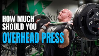 How Much Should The Average Man Overhead Press