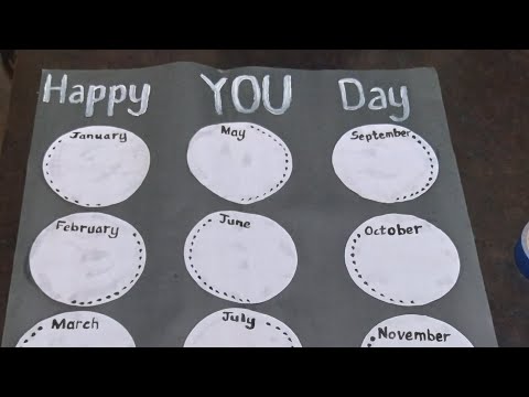 Birthday chart| Theme: Black and white| @hanshithasridevan2591