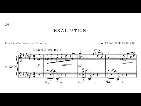 Boris Karagichev - Esquisse "Exaltation", Op.3/5
