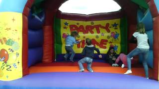 preview picture of video 'Lloyd on Bouncy Castle'