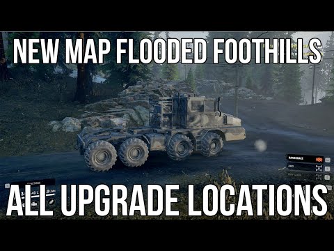 Snowrunner | Flooded Foothills Upgrades Location