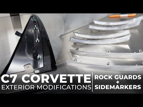 C7 Corvette: Exterior Modifications - ACS Rock Guards &  ACS Clear Sidemakers
