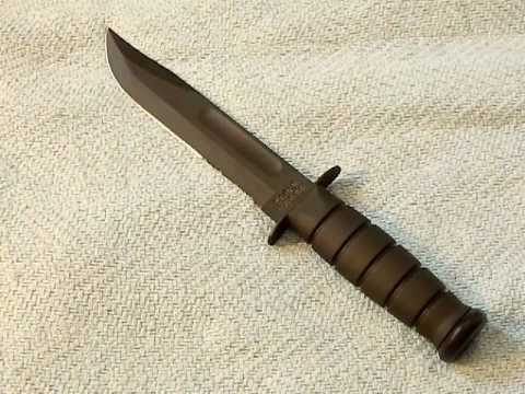 KA-BAR model 1212 usmc combat fighting knife review