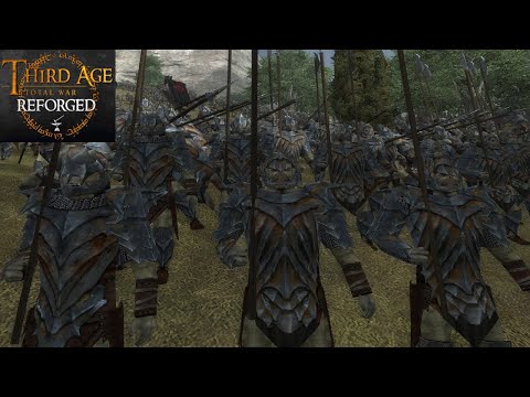 MOUNT FANUIDHOL, THE GOBLIN STRONGHOLD (Siege Battle) - Third Age: Total War (Reforged)
