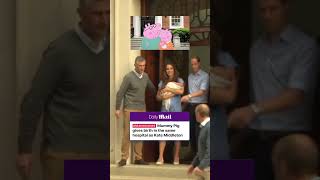 Mummy Pig gives birth in same hospital as Kate Middleton