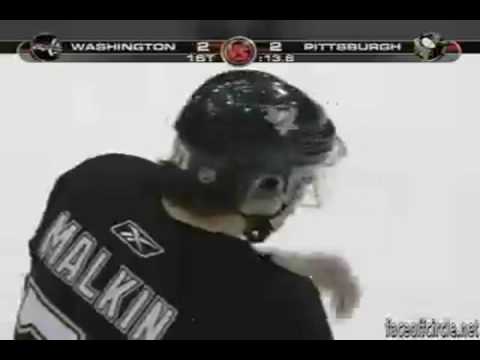 Ovechkin and Malkin almost fight after Ovy blows hit