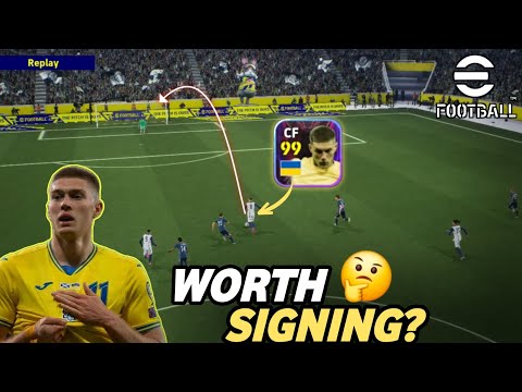 Is the NEW 99 RATED ARTEM DOVBYK really worth 5k efootball point? 🤔 | efootball 2026.