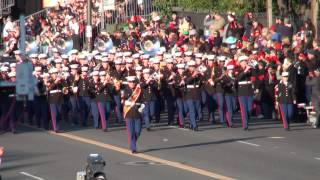 USMC West Coast Composite Band - 2014 Pasadena Rose Parade