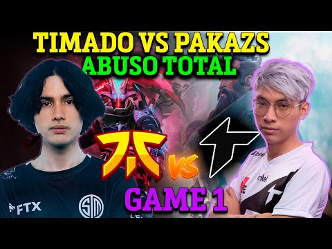 THUNDER AWAKEN vs FNATIC [GAME 1] BO2 - "TIMADO vs PAKAZS" - PGL ARLINGTON MAJOR 2022 DOTA 2