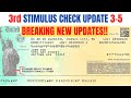 MAJOR Third Stimulus Check Update SENA