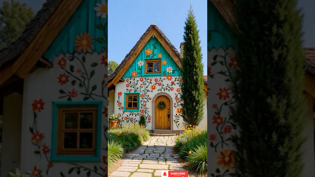 The Most Aesthetic Boho Home You’ll Ever See | Painter’s Colorful Sanctuary#shorts #home #aesthetic