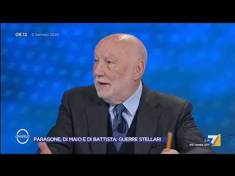 Domenico De Masi sull'espulsione di Gianluigi Paragone: "Mi meravigliai quando entrò nel M5s, ...